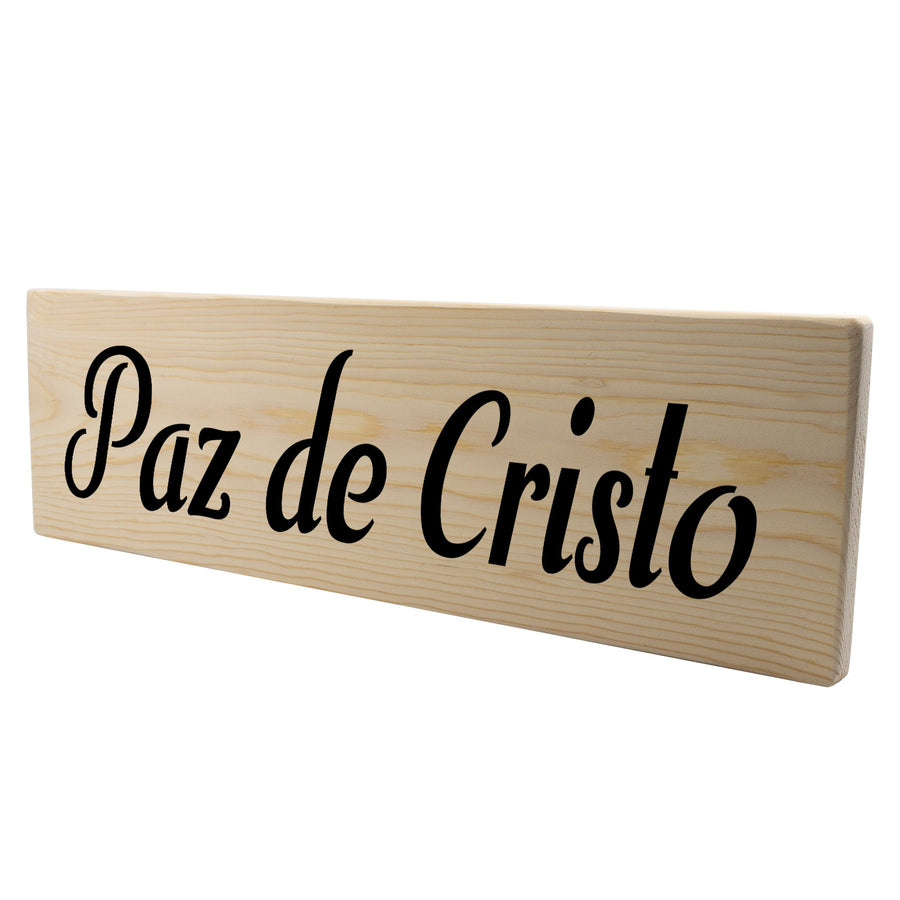 Paz de Cristo Spanish Wood Decor