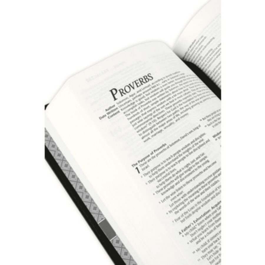 Personalized Custom Text Your Name NLT Premium Gift Bible LeatherLike Black New Living Translation