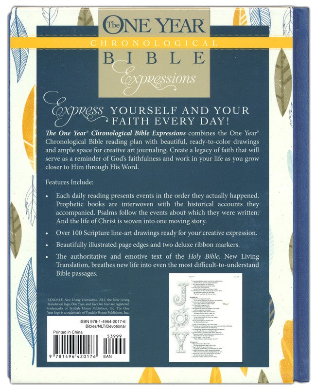 Personalized NLT The One Year Chronological Bible