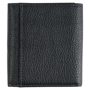 Walk by Faith 2 Corinthians 5:7 Black Genuine Leather Wallet