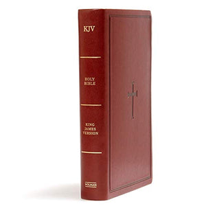 Personalized KJV Large Print Personal Size Reference Bible Brown Leathertouch Indexed