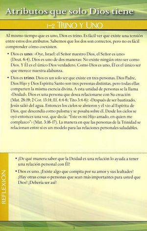 Atributos de Dios Folleto (Attributes of God Spanish Pamphlet)