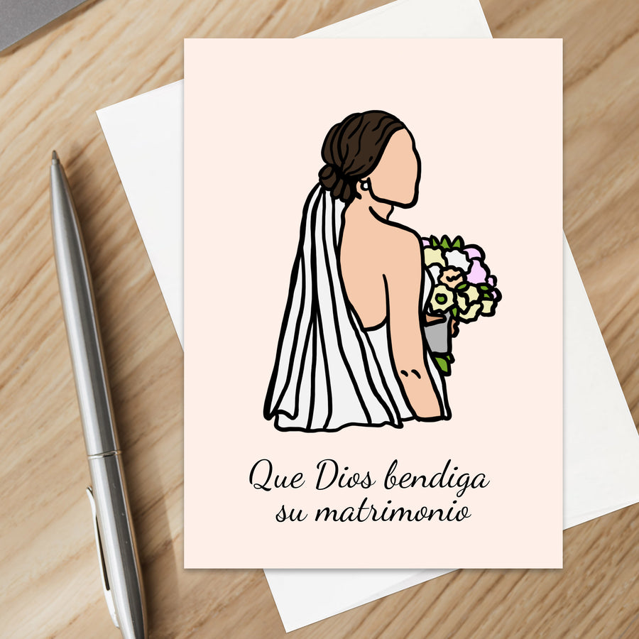 Tarjeta de Boda Cristiana ara Tarjeta de Boda Tarjeta de Matrimonio de Boda Cristiana, Regalo Cristiano para Bodas