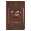 Load image into Gallery viewer, Walking With God Brown Faux Leather Devotional - David Jeremiah

