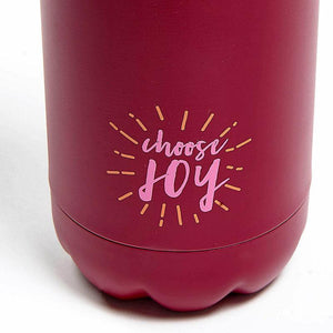 Choose Joy Stainless Steel Water Bottle