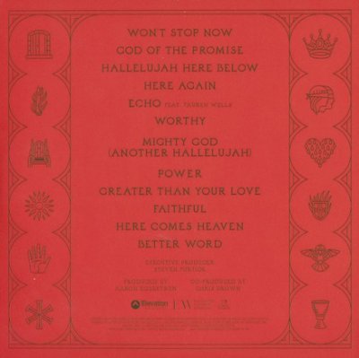 Hallelujah Here Below - Elevation Worship CD