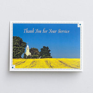 Assorted Service Appreciation Greeting Card, Box of 12 Cards