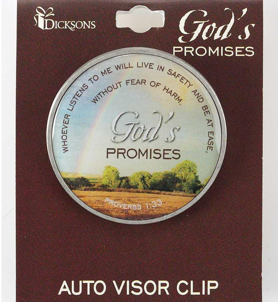 God's Promises Visor Clip