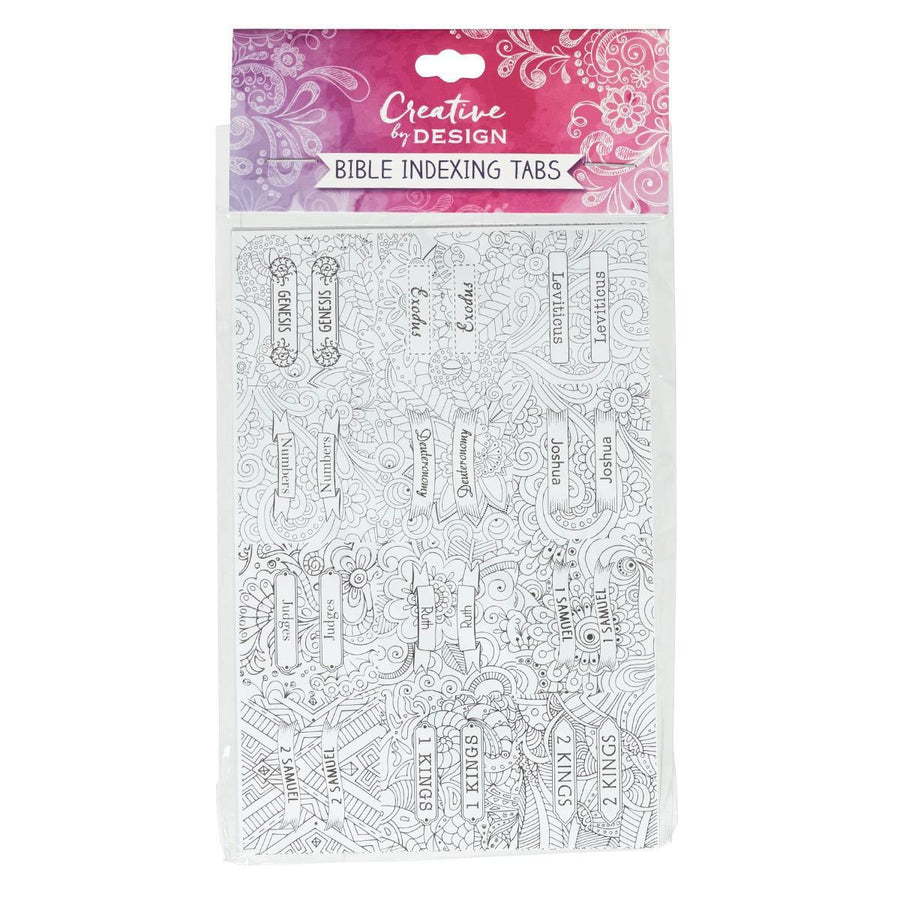 Peel & Stick Coloring Bible Index Tabs