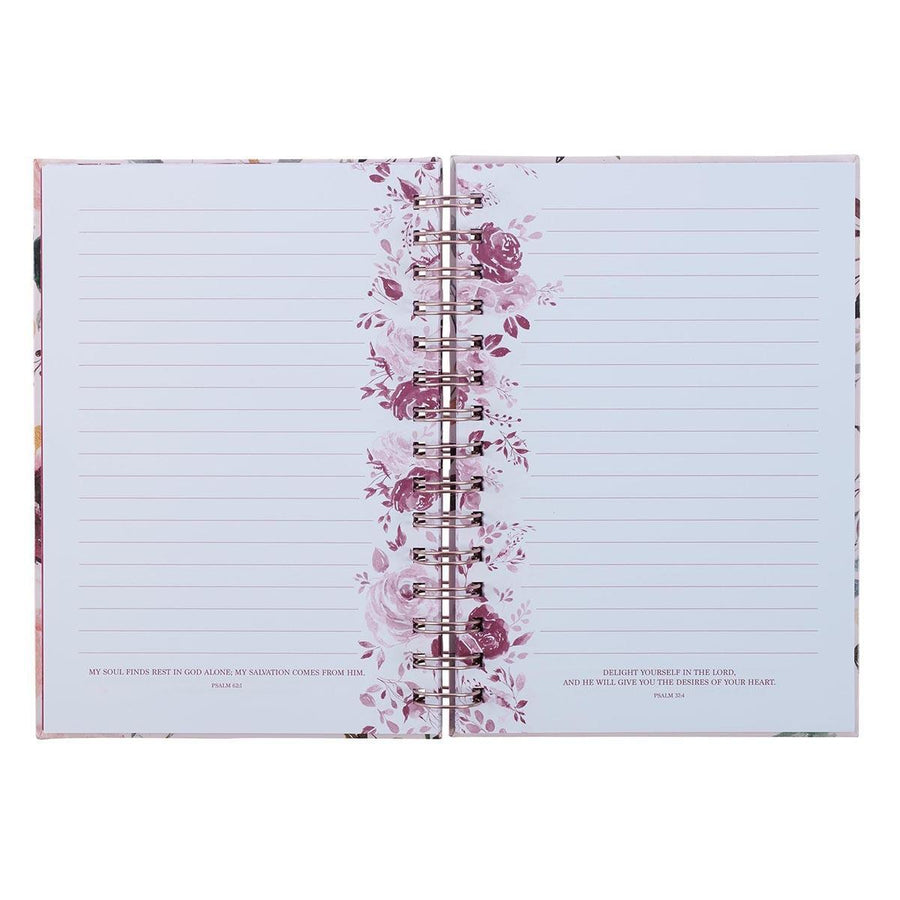 The Plans I Have for You Jeremiah 29:11 Floral Wire-bound Journal