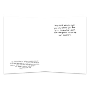 Christian Military Appreciation Card