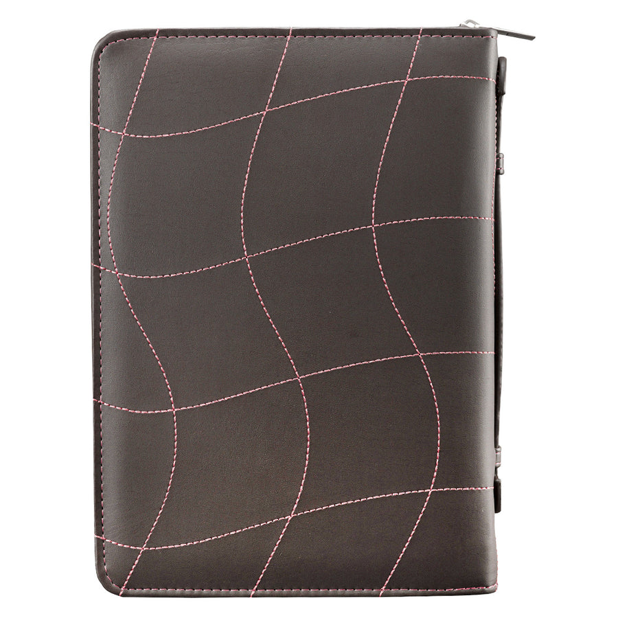 Love Pink Faux Leather Personalized Bible Cover For Women