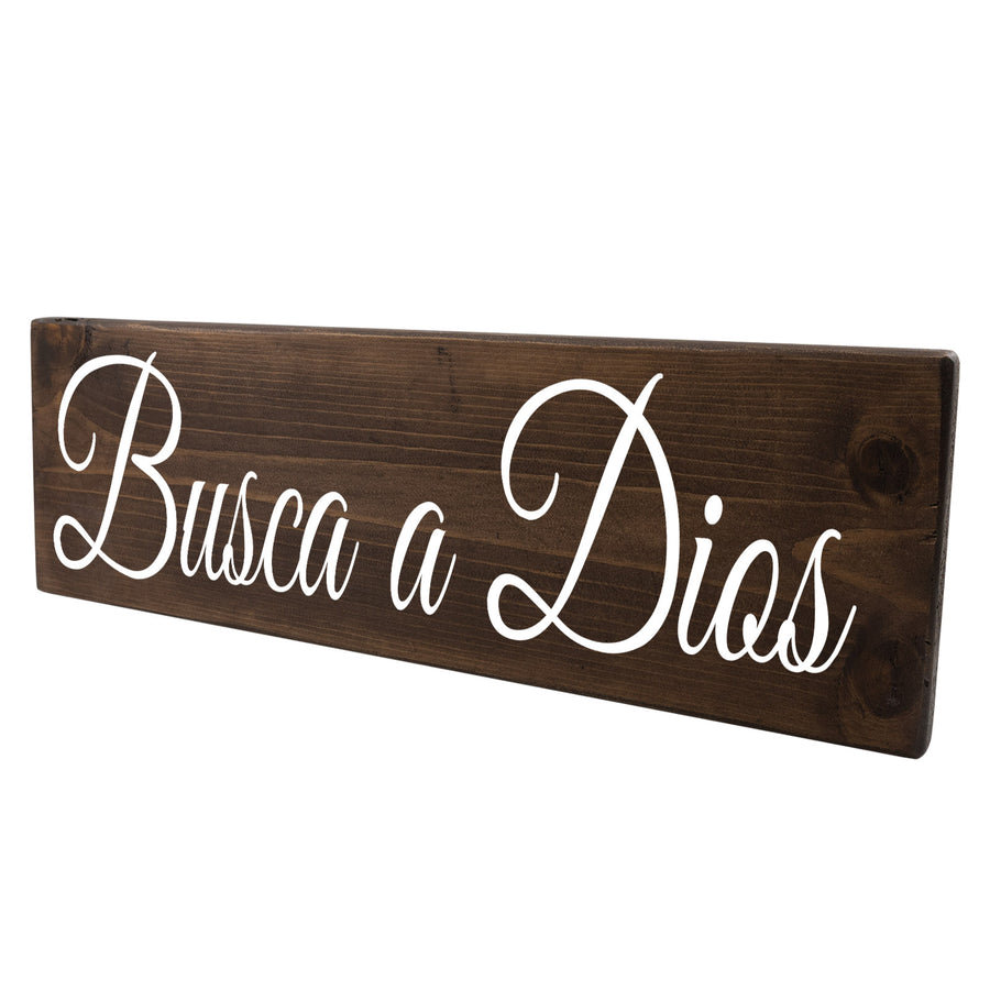 Busca a Dios Wood Decor