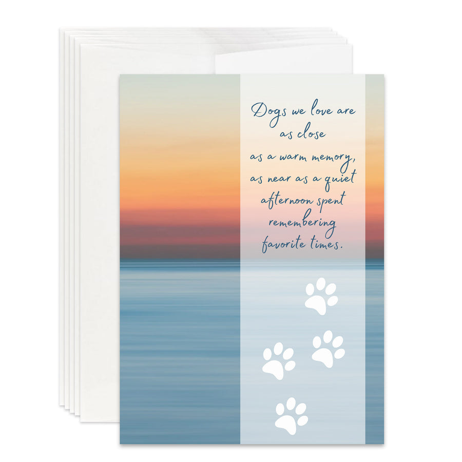 Pet Loss Sympathy Card Gift for Pet Loss, Pet Sympathy Gift for Dogs, Cats