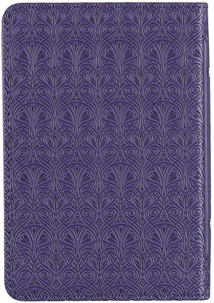 Personalized KJV Pocket Bible Purple Faux Leather