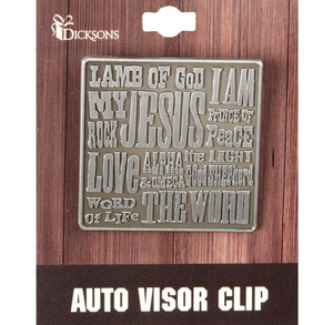 Names of Jesus Visor Clip