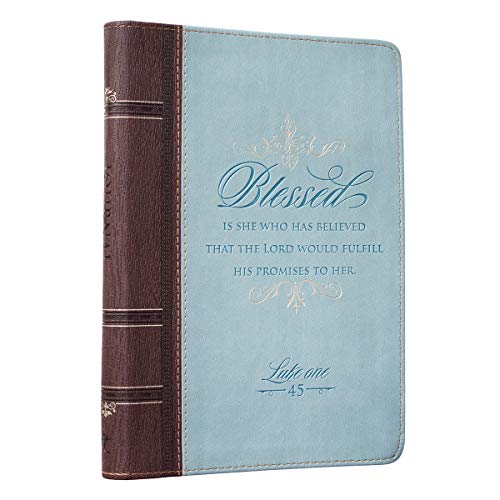 Personalized Blessed Zippered Classic LuxLeather Journal