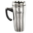 Load image into Gallery viewer, Be Still &amp; Know Psalm 46:10 Stainless Steel Travel Mug With Handle
