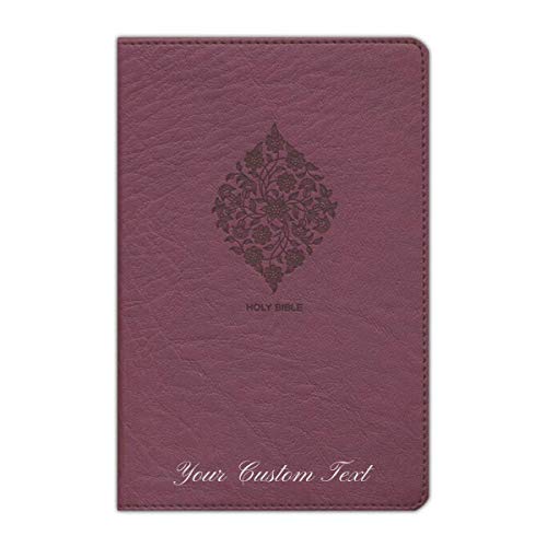 Personalized NKJV COMPACT Leathersoft Burgundy Reference Bible