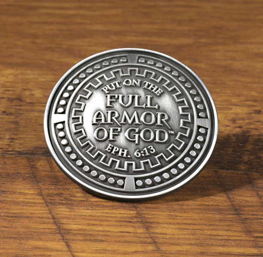 Full Armor Of God Round Visor Clip