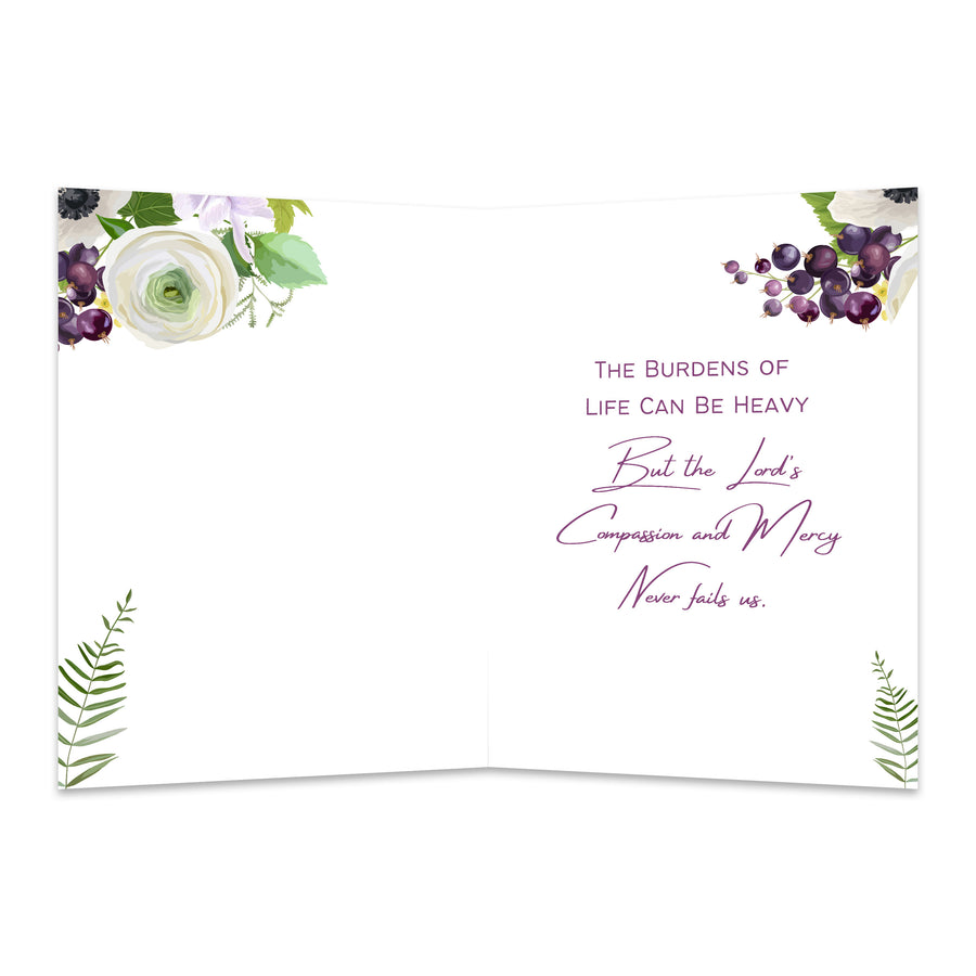 Christian Sympathy Get Well Soon Encouragement Card