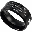 Load image into Gallery viewer, They That Wait Upon The Lord Isaiah 40:31 - Men&#39;s Black Neo Ring
