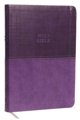 Personalized KJV Holy Bible Value Large Print Thinline Purple King James Version