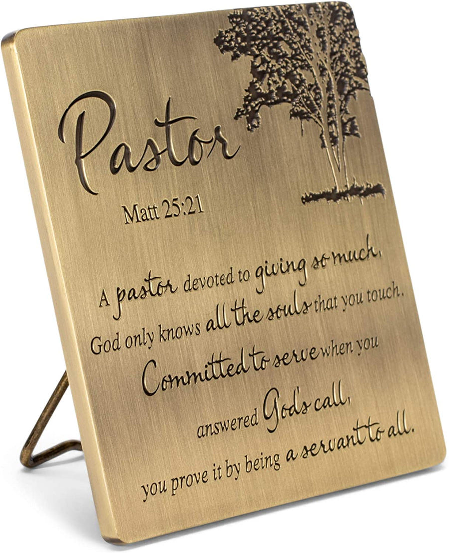 Servant to All Matthew 25:21 Pastor Plaque