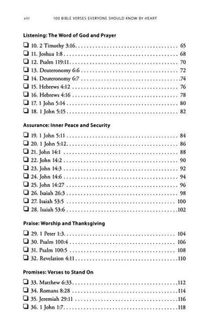 100 Bible Verses Everyone Should Know by Heart - Robert J. Morgan