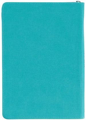 Personalized 2022 It Is Well With My Soul Teal Faux Leather Planner