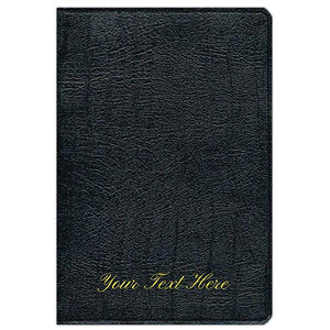 Personalized NKJV The Scofield Study Bible III Thumb Indexed Genuine Leather Black