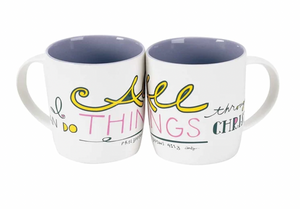 I Can Do All Things Philippians 4:13 Purple Interior Mug