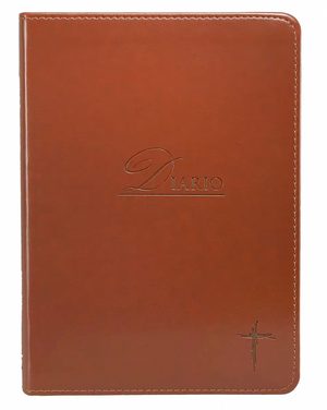 Diario clásico café de tapa flexible (Spanish Classic Brown Flexcover Journal)