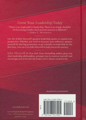 Wisdom on Leadership - John C Maxwell