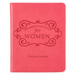 Load image into Gallery viewer, Pink Faux Leather One Minute Devotions for Women Devotional - Carolyn Larsen
