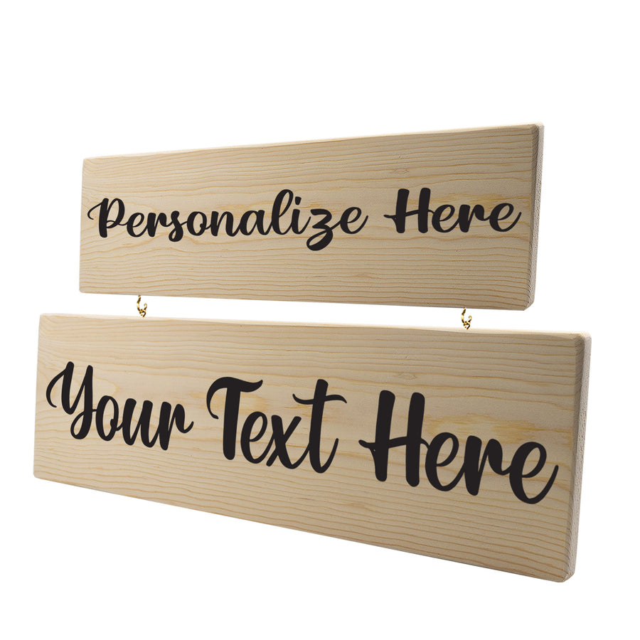 Personalized 2 Tier Wood Decor