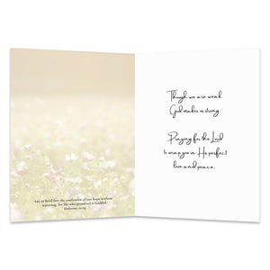 Christian Sympathy Peace I Leave With You Card