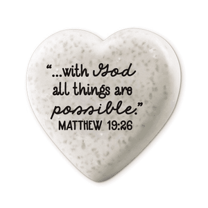 Heart Scripture Stone