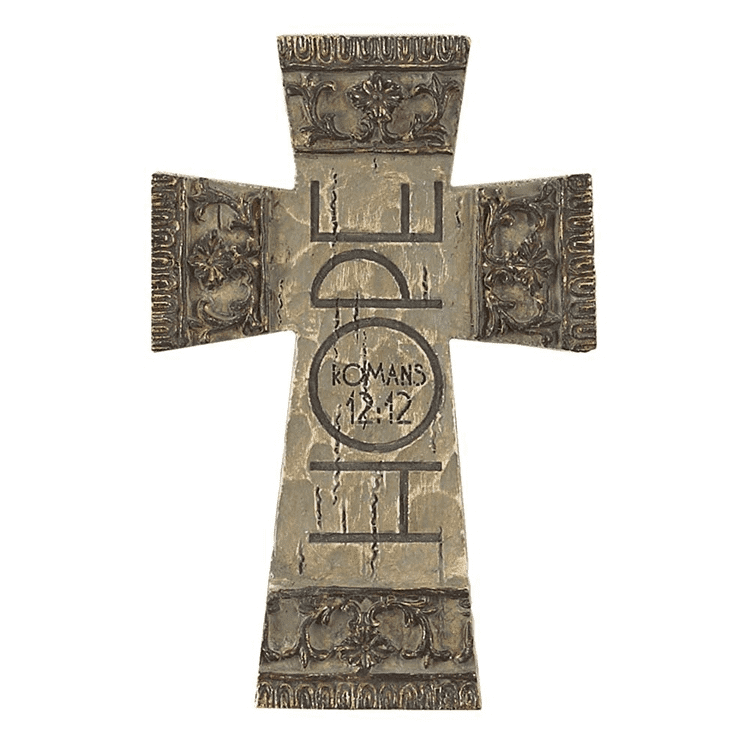 Hope Romans 12:12 Cross Magnet